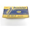 Image 1 : DOMINION 45 COLT AMMO IN VINTAGE CIL BOX