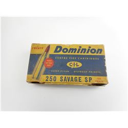 DOMINION 250 SAVAGE SP AMMO