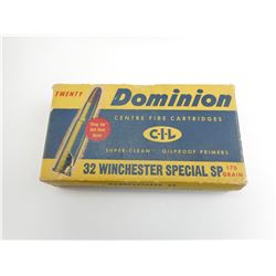 DOMINION 32 WINCHESTER SPECIAL SP AMMO