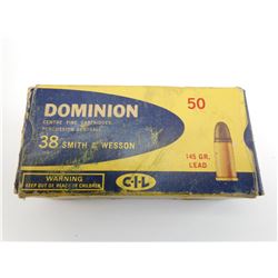 DOMINION 38 SMITH & WESSON AMMO