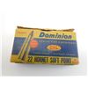 Image 1 : DOMINION 22 HORNET SOFT POINT AMMO