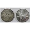 Image 2 : 1988 & 2006 AMERICAN SILVER EAGLES