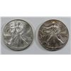 Image 1 : 2001 & 2002 AMERICAN SILVER EAGLES
