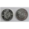 Image 2 : 1990 & 1994 AMERICAN SILVER EAGLES