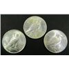 Image 2 : 1922, 1923, 1925 PEACE $ AU/UNC