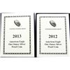 Image 2 : 2012 & 2013 PROOF AM. SILVER EAGLES