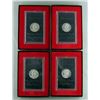Image 1 : 4-PROOF 1971 IKE DOLLARS 40% SILVER ORIG BOXES