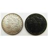 Image 1 : 2-BU MORGAN DOLLARS 1882 & 1882-S