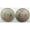 Image 2 : 1881 & 1889 MORGAN DOLLARS BU/UNC