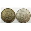 Image 2 : 1881-S & 1890 MORGAN DOLLARS BU/UNC