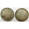 Image 1 : AU/UNC MORGAN DOLLARS 1897-S & 1896