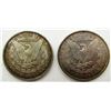Image 2 : AU/UNC MORGAN DOLLARS 1883 & 1889