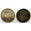 Image 1 : 2-AU/UNC TONED MORGAN DOLLARS 1903 & 1889
