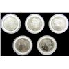 Image 1 : 5-BU MORGAN DOLLARS;