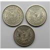 Image 2 : 3-MORGAN DOLLARS:  1883-O, '84-O, '85-O
