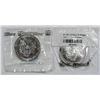 Image 2 : 1987 & 2002 AMERICAN SILVER EAGLES