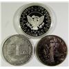 Image 2 : 3- .999 ONE OUNCE FINE SILVER ROUNDS: