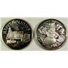 Image 1 : 2- .999 ONE OUNCE CHRISTMAS ROUNDS