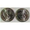 Image 2 : 2- ENGLEHARD PROSPECTORS 1oz .999 SILVER ROUND