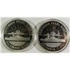 Image 3 : 2- .999 ONE OUNCE FINE 50TH ANNIV PER HARBOR