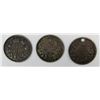 Image 2 : 19 - CANADA SILVER 5c PIECES 1800'S - 1900'S CIRCS