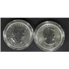 Image 2 : 2-$5 CANADA 1oz .999 SILVER ROUNDS