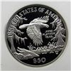 Image 3 : 1999 (W) $50 PLATINUM EAGLE NGC PF70 ULTRA CAMEO