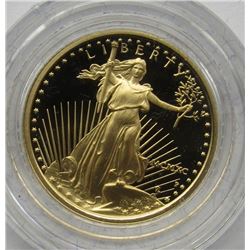 1990 ONE TENTH OUNCE GOLD COIN PROOF