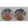 Image 1 : 2-2000 AMERICAN SILVER EAGLES