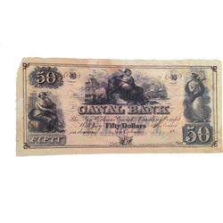 Django Unchained $50 Bank Note Movie Props