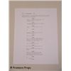 Image 1 : Seven Psychopaths Screen used Script Page Movie Props