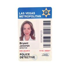 Sleepless Jennifer Bryant (Michelle Monaghan) Detective ID Badge Movie Props