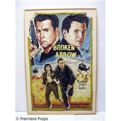 Broken Arrow Christian Slater/John Travolta Painted Poster