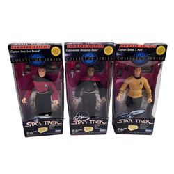 Star Trek Generations 'Playmates' Collector Series Command Edition action figures