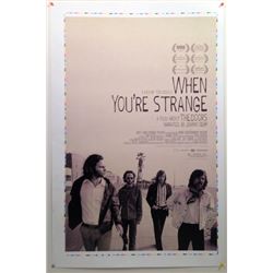 Rare Original "The Doors" Poster Proof "When You're Strange" Movie Memorabilia