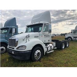 2008 FREIGHTLINER COLUMBIA TRUCK TRACTOR; VIN/SN:1FUJA6CV38DAA5264 T/A, MERCEDES 460 ENGINE, 450 HP,