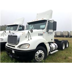 2007 FREIGHTLINER COLUMBIA TRUCK TRACTOR; VIN/SN:1FUJA6CK87LY51949 T/A, DETROIT SERIES 60 ENGINE, 43