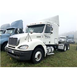 2007 FREIGHTLINER COLUMBIA TRUCK TRACTOR; VIN/SN:1FUJA6CVX7LW55909 T/A ,SLEEPER, MERCEDES 460 ENGINE