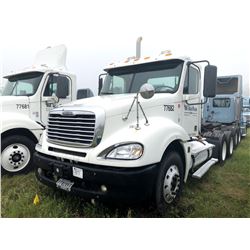 2007 FREIGHTLINER TRUCK TRACTOR; VIN/SN:1FUJA6CK77LX77682 T/A, DETROIT SERIES 60 ENGINE, 10 SPD TRAN