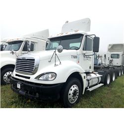2007 FREIGHTLINER TRUCK TRACTOR; VIN/SN:1FUJA6CKX7LX77689 T/A, DETROIT, 10 SPD TRANS, 12K FRONT, 40K