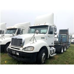 2007 FREIGHTLINER CLUMBIA TRUCK TRACTOR; VIN/SN:1FUJA6CV47PW55980 T/A, MERCEDES 460 ENGINE, 450 HP, 