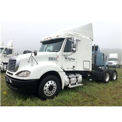 2007 FREIGHTLINER COLUMBIA TRUCK TRACTOR; VIN/SN:1FUJA6CV97LW55917 T/A, SLEEPER, MERCEDES 460 ENGINE
