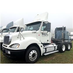 2007 FREIGHTLINER COLUMBIA TRUCK TRACTOR; VIN/SN:1FUJA6CK67LX77690 T/A, DETROIT SERIES 60 ENGINE, 43