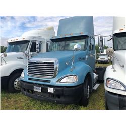 2007 FREIGHTLINER COLUMBIA TRUCK TRACTOR; VIN/SN:1FUJA6CV17PW55886 T/A, MERCEDES 460 ENGINE, 450 HP,