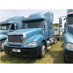 2006 FREIGHTLINER COLUMBIA TRUCK TRACTOR; VIN/SN:1FUJA6DE16LX00698 T/A, SLEEPER, CAT C13 ENGINE , 10