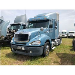 2006 FREIGHTLINER COLUMBIA TRUCK TRACTOR; VIN/SN:1FUJA6DEX6LX00697 T/A, SLEEPER, CAT C13 ENGINE , 10