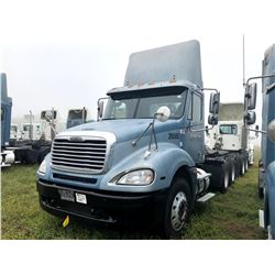 2006 FREIGHTLINER COLUMBIA TRUCK TRACTOR; VIN/SN:1FUJA6CVX6DU26560 T/A, MERCEDES 460 ENGINE, 450 HP,