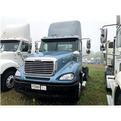 2006 FREIGHTLINER COLUMBIA TRUCK TRACTOR; VIN/SN:1FUJA6CV96DU26565 T/A, MERCEDES 460 ENGINE, 450 HP,