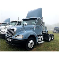 2005 FREIGHTLINER COLUMBIA TRUCK TRACTOR; VIN/SN:1FUJA6CV05DU26419 T/A, MERCEDES 460 ENGINE, 450 HP,