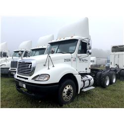 2004 FREIGHTLINER COLUMBIA TRUCK TRACTOR; VIN/SN:1FUJA6CV84LM21330 T/A, MERCEDES 460 ENGINE, 410 HP,